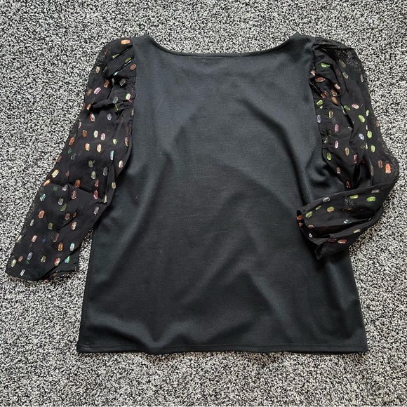 Eva Franco Mica Clip Dot shimmer top - Picture 7 of 8